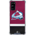 NHL Colorado Avalanche Jersey Galaxy S20 FE Clear Case